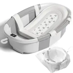 Collapsible Baby Bathtub with Cushion,… — Photo 1