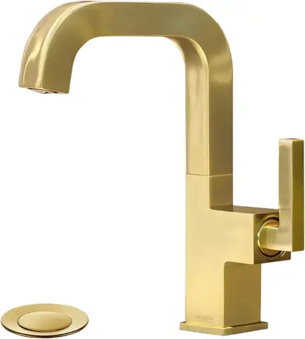 Lava Odoro Gold Bathroom Faucet… — Photo 1