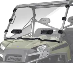 StarknightMT Ranger 800 & Fullsize 570 Vented Front Windshield UV-Proof ...