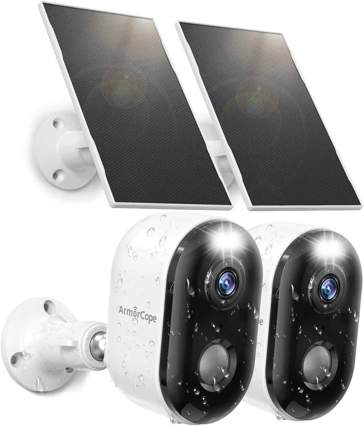 Wireless Outdoor Security Cameras, Solar… — Photo 1