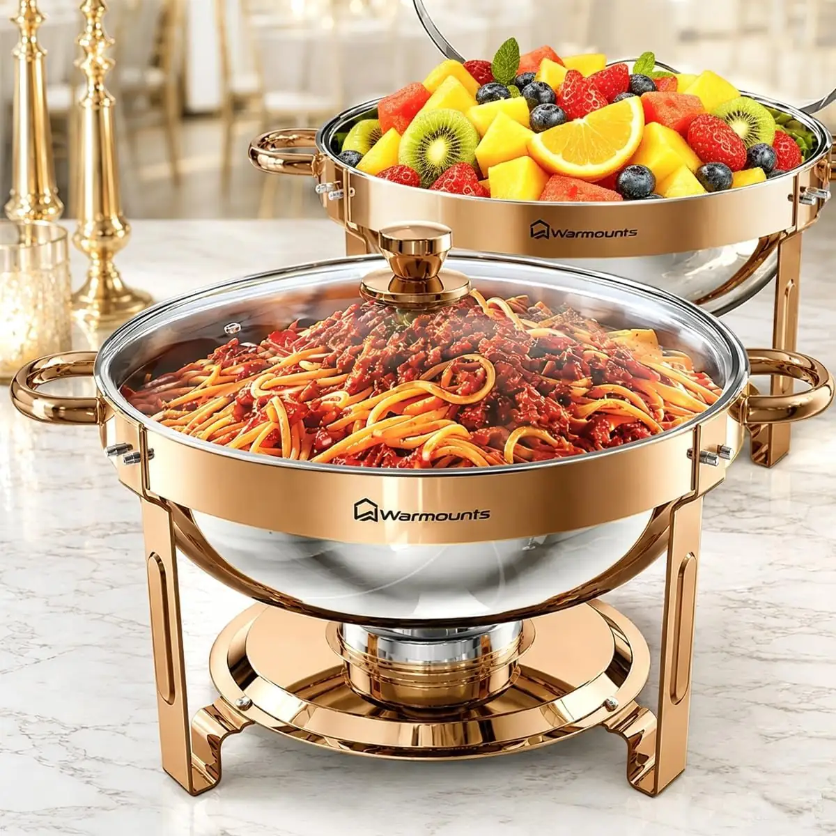 WARMOUNTS Chafing Dishes for Buffet,… — Photo 1