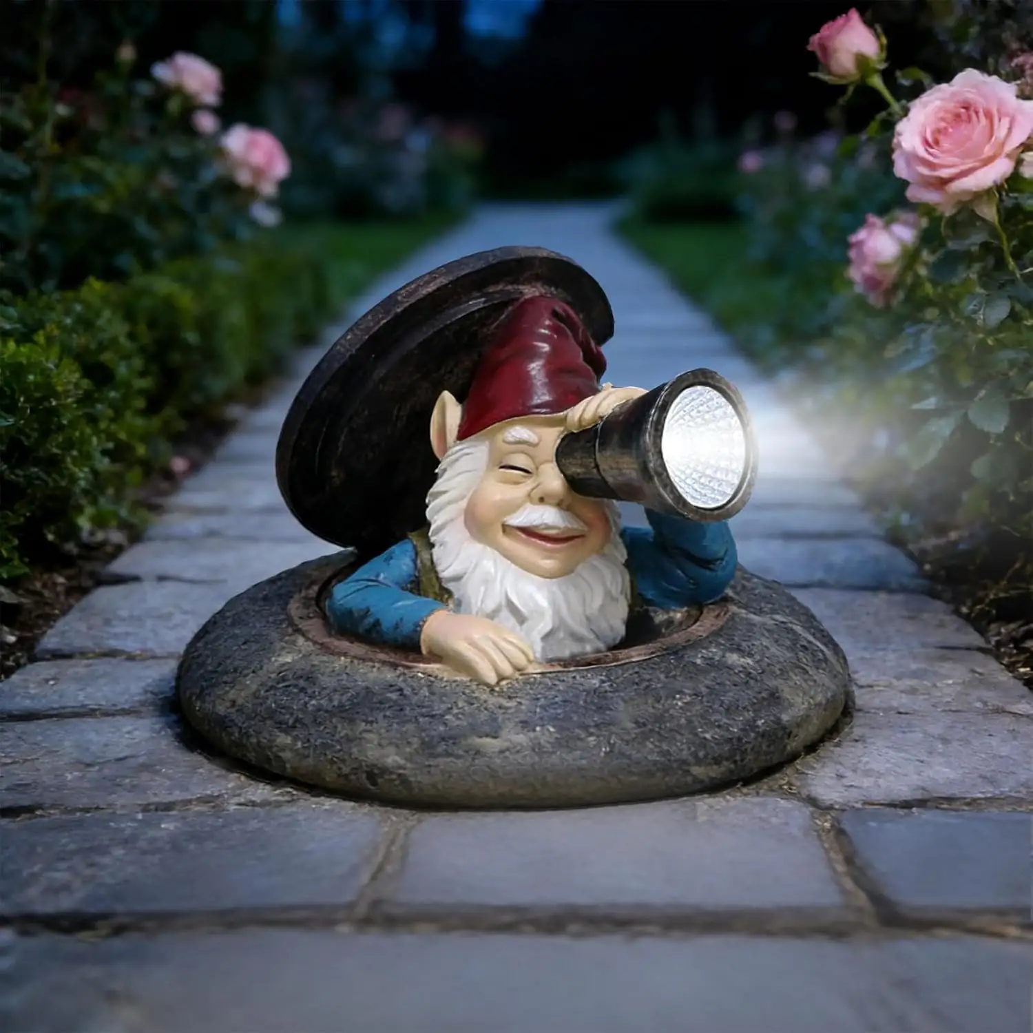 Solar Garden Gnomes Statue, Gnome… — Photo 1