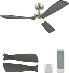 VONLUCE Wood Ceiling Fan with… — Photo 1