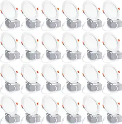 24 Pack 6-Inch LED Recessed… — Photo 1