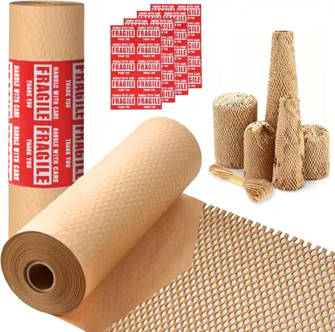 Honeycomb Packing Paper 15"x230' Recyclable… — Photo 1