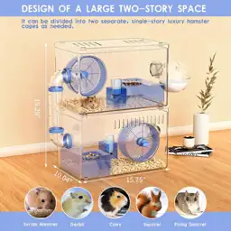 Hamster Cage,Clear Modular Habitat with… — Photo 2