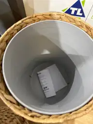 BLUEWEST Wicker Bathroom Trash Can… — Photo 4