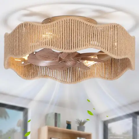 SHLUCE 18" Boho Fandelier Ceiling… — Photo 1