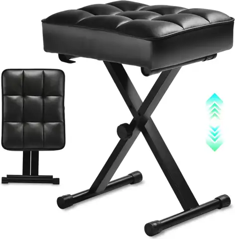 Takira Keyboard Bench Adjustable Piano… — Photo 1