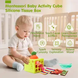 hahaland Silicone Baby Tissue Box… — Photo 2