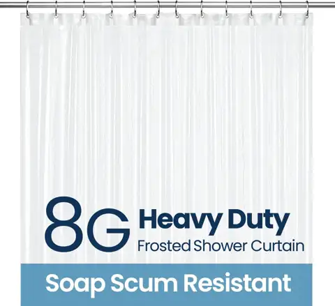 LiBa Shower Curtain PEVA 8G,… — Photo 1