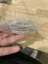 Silver Rhinestone Cuff Bracelet for… — Photo 3