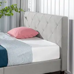 Shalini Light Gray Upholstered Steel… — Photo 2