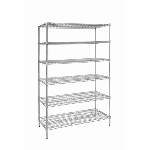 Silver 6-Tier Heavy Duty Metal… — Photo 1