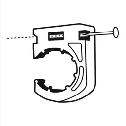 3/4 in. Half Pipe Clamp… — Photo 2