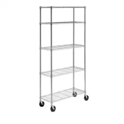 HDX 5-Tier Steel Wire Shelving… — Photo 2