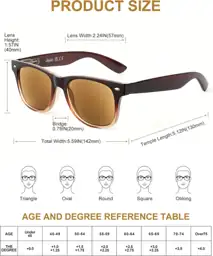 LADEESSE 3 Pack Reading Sunglasses… — Photo 2