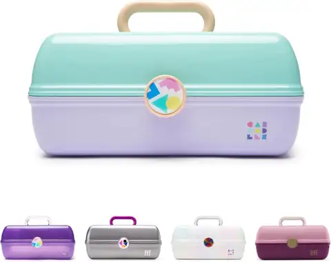 Caboodles On-The-Go Makeup Box, Seafoam-Lavender,… — Photo 1