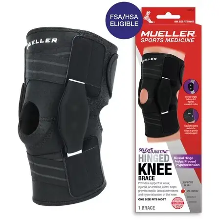 Mueller Adjustable Hinged Knee Brace,… — Photo 1