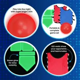 LED Kickball Set, Light-Up Outdoor… — Photo 2