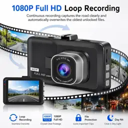 3-inch 1080p Dash Cam for… — Photo 1