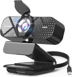 TRAUSI 1080P FHD Webcam with… — Photo 1