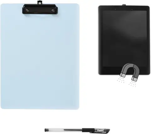 Magnetic Clipboard with Pen, 9x12.5… — Photo 1