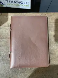 Portfolio Binder, 3-Ring Vegan Leather… — Photo 3