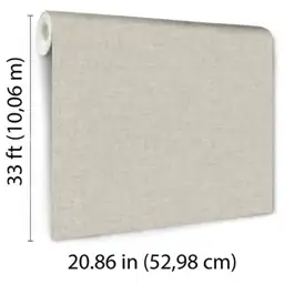 Antibes Linen Weave Texture Taupe… — Photo 2