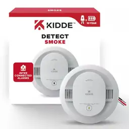 10-Year Hardwired Interconnected Smoke Detector… — Photo 1