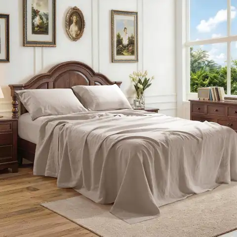 100% French Linen Sheet Set… — Photo 1