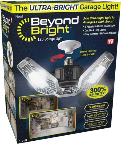 Ontel Beyond Bright LED Garage… — Photo 1