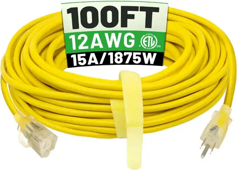 POWGRN 100 FT 12/3 Outdoor… — Photo 1