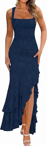 BORIFLORS Women's Elegant Ruched Floral… — Photo 1