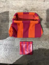 Mahjong Tile Bag with Striped… — Photo 3