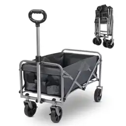 Metal 4-Wheeled Outdoor Garden Cart… — Photo 1