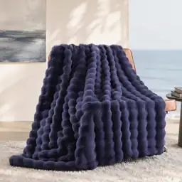 Smoofy Faux Rabbit Fur Throw… — Photo 1