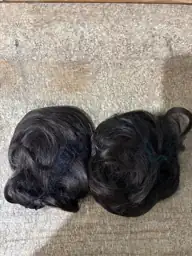 SARLA 2PCS Dark Brown Messy… — Photo 3