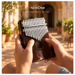 Newlam Kalimba Thumb Piano 17… — Photo 2