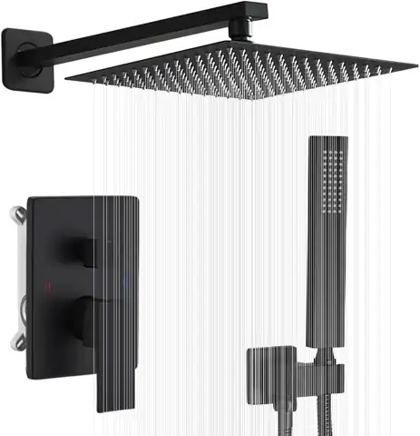 Matte Black Shower System, 12-Inch… — Photo 1