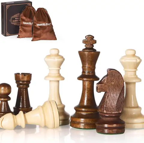 Vamslove Chess Pieces 3.8' King,… — Photo 1