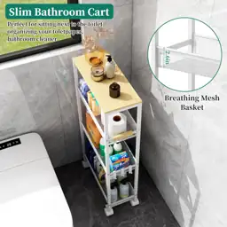 4-Tier Slim Utility Rolling Laundry… — Photo 2