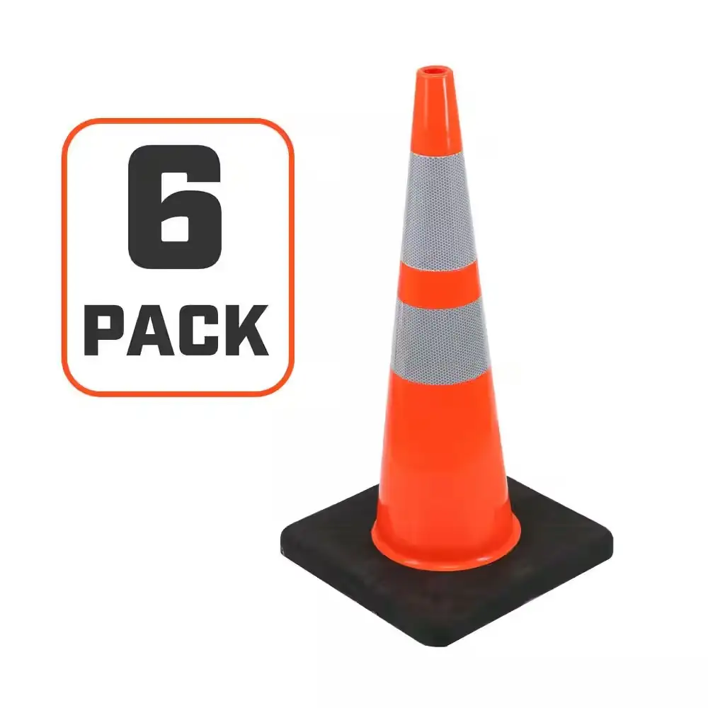 28 in. Orange Reflective PVC… — Photo 1