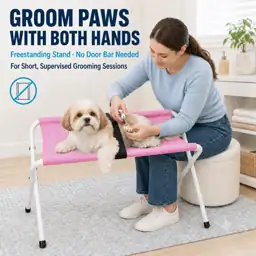 Dog Grooming Hammock with Stand,… — Photo 2