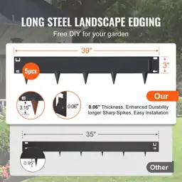 Steel Landscape Edging - 5-Pack,… — Photo 2