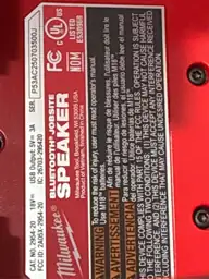 Milwaukee M18 Wireless Bluetooth Jobsite… — Photo 5