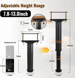 YHK 4PCS Adjustable Bed Support… — Photo 2