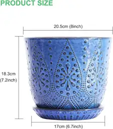 Gepege 8 Inch Ceramic Plant… — Photo 2