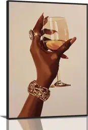 KISSFOX Black Girl Framed Wall… — Photo 1