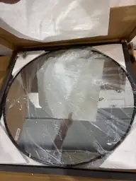 XRAMFY 24 Inch Round Mirror-Black… — Photo 3